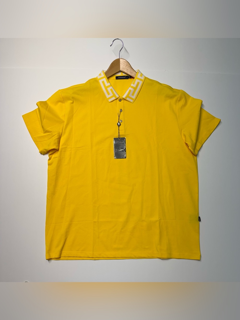 Barabas  polo Shirt Classic Fit Men’s Size 3XL Color Banana PS121 Retail 129 NWT